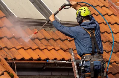 Démoussage et hydrofuge de toiture à Montmoyen